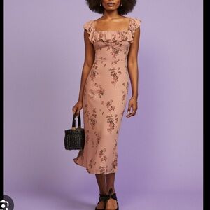 Reformation Colette dress midi floral new with tags